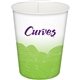 a green turbulent waves stadium cup