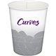 a grey turbulent waves stadium cup
