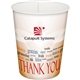 a orange say thanks stadium cup