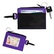 aerial view a purple compact travel wallet, image 1 of 2