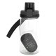 aerial view a smoke locking lid 18 oz bottle with floating infuser, image 1 of 2