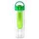 aerial view a green arch 24 oz bottle with infuser, image 1 of 2