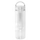 aerial view a clear arch 24 oz bottle with infuser, image 1 of 2