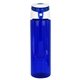 aerial view a blue trendy 24 oz colorful bottle with infuser, image 1 of 2