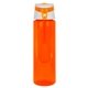 aerial view a orange trendy 24 oz colorful bottle with infuser, image 1 of 2