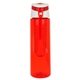 aerial view a red trendy 24 oz colorful bottle with infuser, image 1 of 2