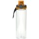aerial view a orange locking lid 24 oz bottle, image 1 of 2