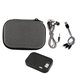 aerial view a white all textured power bank trio, image 1 of 2