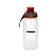 a red locking lid 25 oz recycled bottle