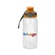 a orange locking lid 25 oz recycled bottle
