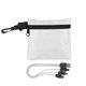 aerial view a white trendy type c usb cable set, image 1 of 2