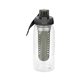 aerial view a smoke locking lid 25 oz recycled bottle with infuser, image 1 of 2