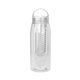 aerial view a clear arch 32 oz bottle with infuser, image 1 of 2