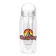 a clear arch 25 oz recycled bottle with infuser