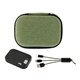 aerial view a green ridge fitted keychain cable set, image 1 of 2