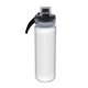 aerial view a clear locking 18 oz full color insert bottle, image 1 of 2