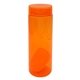 aerial view a orange clear view 24 oz colorful bottle with floating infuser, image 1 of 2