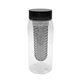 aerial view a smoke clear view 25 oz bottle with infuser, image 1 of 2