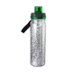 aerial view a green locking 18 oz confetti bottle, image 1 of 2