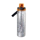 aerial view a orange locking 18 oz confetti bottle, image 1 of 2