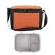 a orange bag & grey container lunch to go ridge cooler