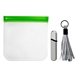 aerial view a green metallic cable care kit, image 1 of 2
