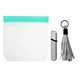 aerial view a mint metallic cable care kit, image 1 of 2