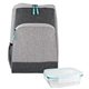 a mint bay backpack glass lunch set