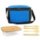 aerial view a blue ridge bamboo lunch cooler, image 1 of 2