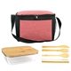aerial view a red ridge bamboo lunch cooler, image 1 of 2