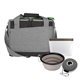 aerial view a green travel pet set with cooler and accessories, image 1 of 2
