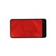 aerial view a red ul metallic high density swift wireless power bank, image 1 of 2