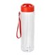aerial view a red pop up 24 oz lanyard bottle, image 1 of 2