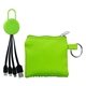 aerial view a green sporty colorful clip cable set, image 1 of 2