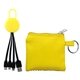 aerial view a yellow sporty colorful clip cable set, image 1 of 2