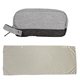 aerial view a gray bay cooling cloth set, image 1 of 2
