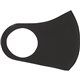 aerial view a black dome fabric face mask, image 1 of 2