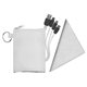 aerial view a white tall stretchy cloth cable set, image 1 of 2