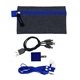 aerial view a blue large g line buds wall charging set, image 1 of 2