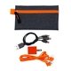 aerial view a orange large g line buds wall charging set, image 1 of 2