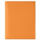 aerial view a orange polypropylene take away folder 11 11/16h x 9 1/2w, image 1 of 3