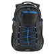 aerial view a blue basecamp globetrotter laptop backpack, image 1 of 7