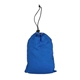 aerial view a blue/navy lightweight portable basecamp nylon hammock, image 1 of 6