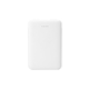 aerial view a white bolt ul listed 5000 mah powerbank, image 1 of 5