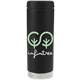 aerial view a black klean kanteen eco tkwide 16 oz - caf cap, image 1 of 6