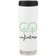 aerial view a white klean kanteen eco tkwide 16 oz - caf cap, image 1 of 6