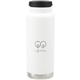aerial view a white klean kanteen eco tkwide 32 oz - loop cap, image 1 of 7