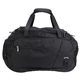 aerial view a black aeroloft(r) jet black weekender duffel, image 1 of 9
