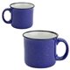 aerial view a blue forge 15 oz ceramic mug, image 1 of 2