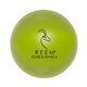 a lime green ball stress reliever